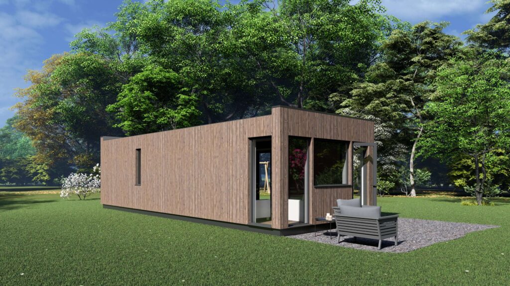 modern house moduļu māja