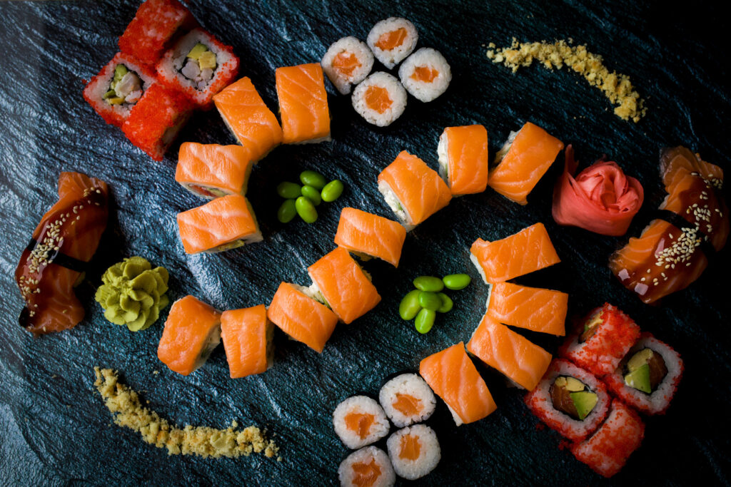 sushi plate