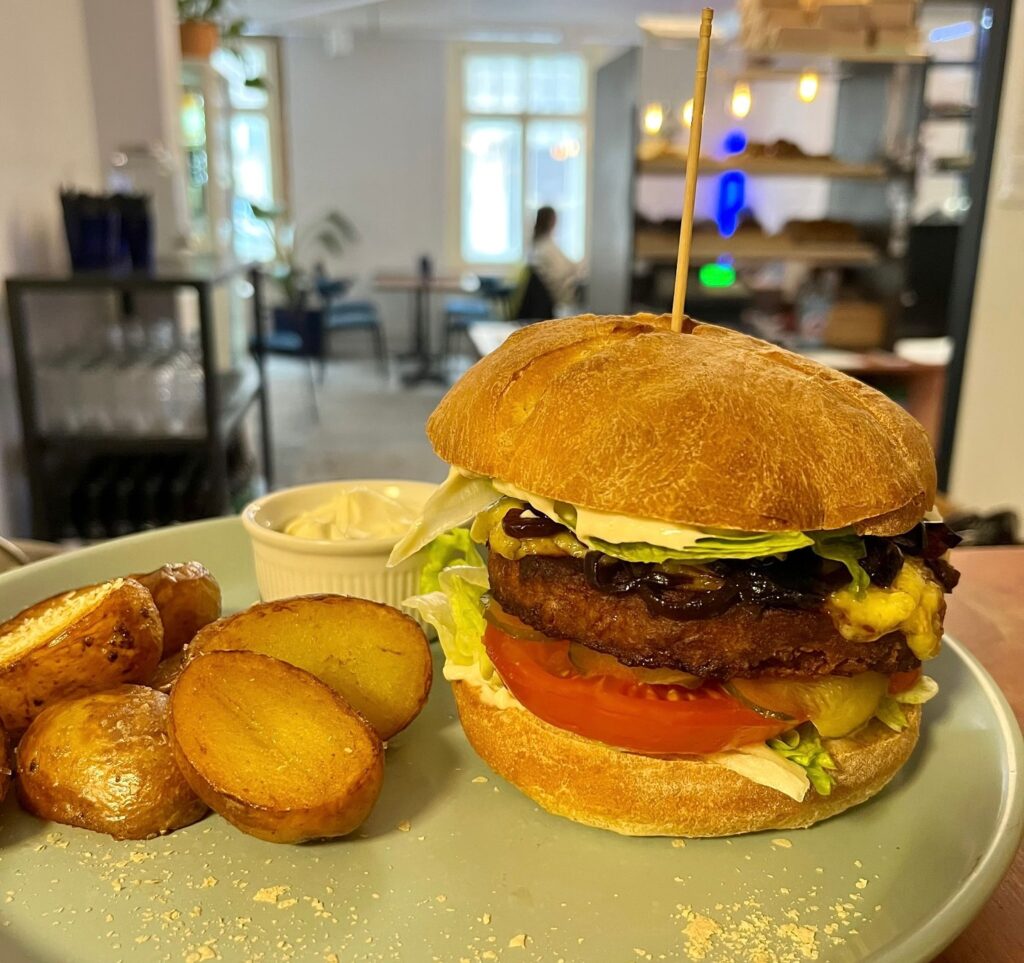 vegānu burgers